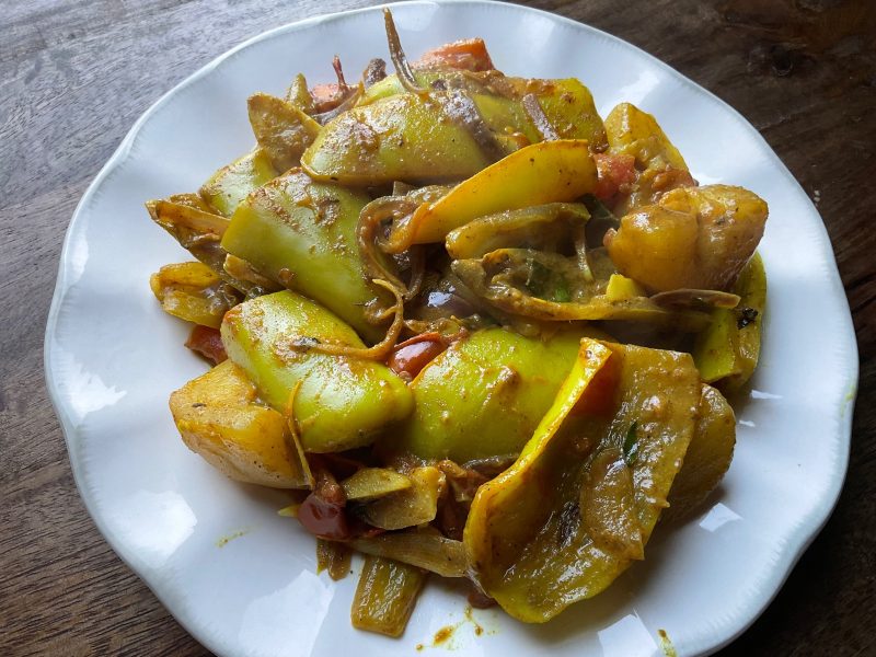 Pepper & Tomato with Potato